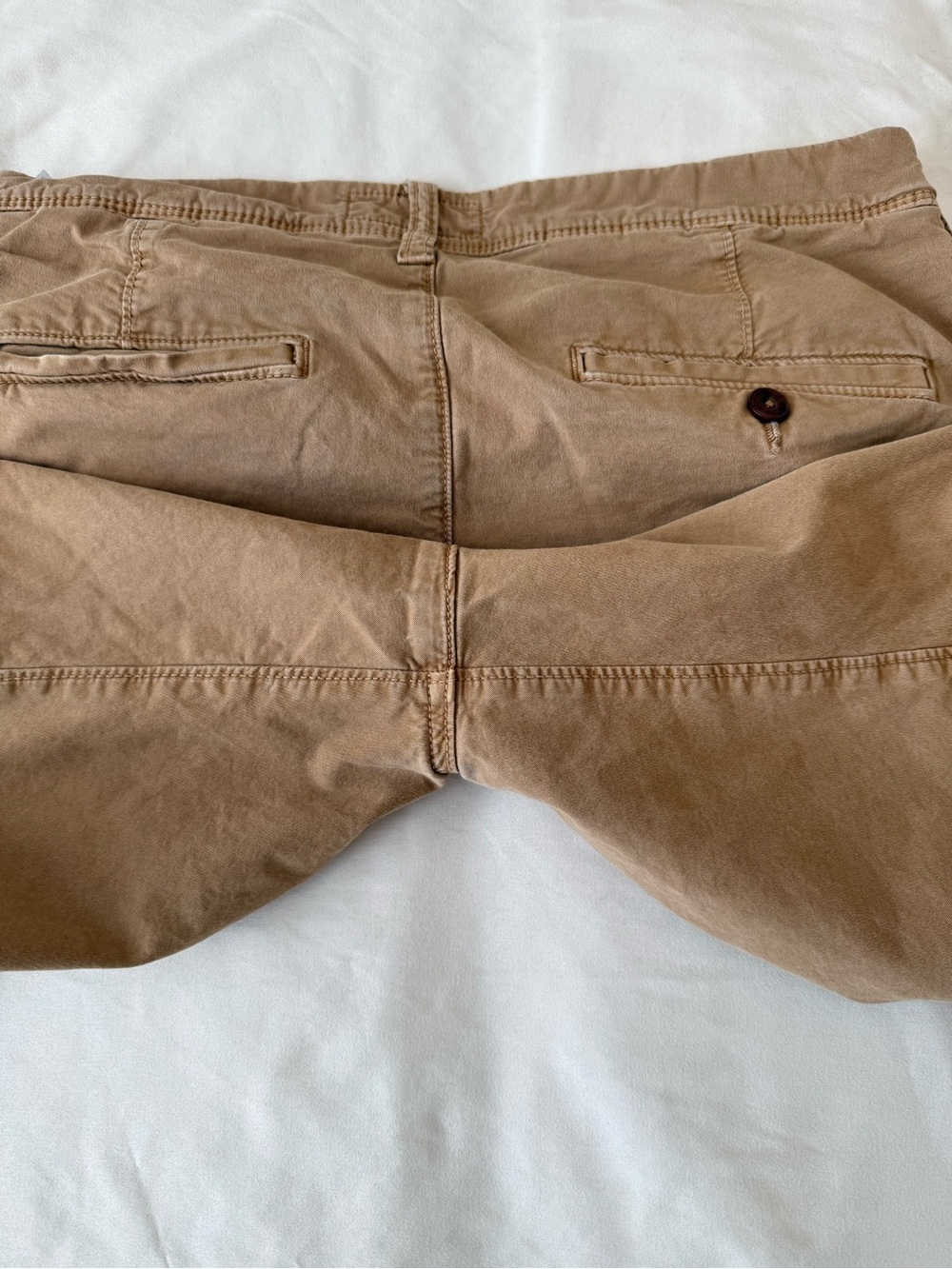 American Eagle Outfitters Bundle Men’s 30 Chino Shorts Tan & Light Khaki - Picture 7 of 15